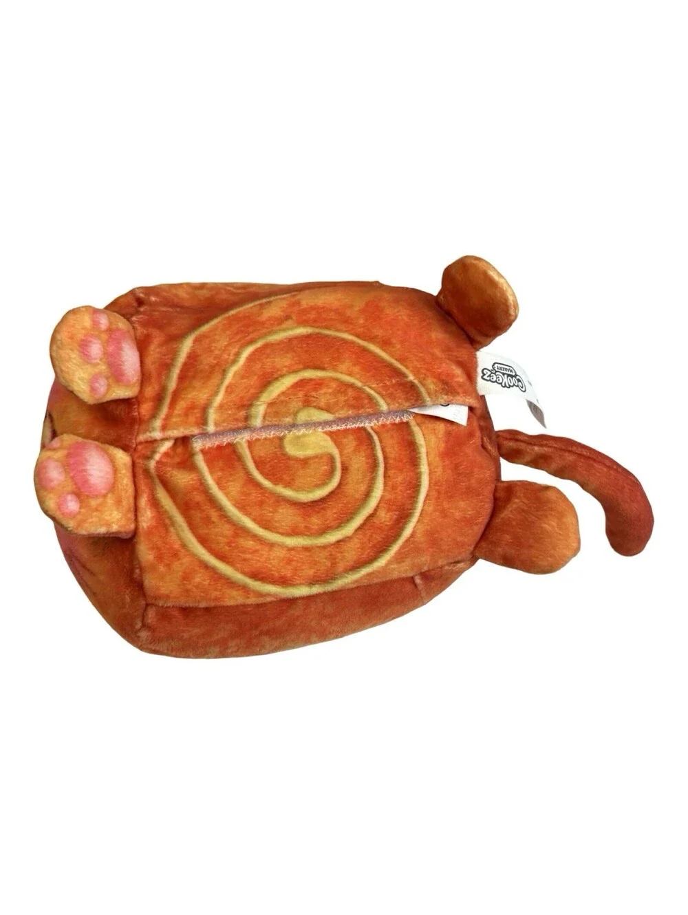 Cookeez Makery Baked Treatz Cinnamon Roll Cat Plush Orange